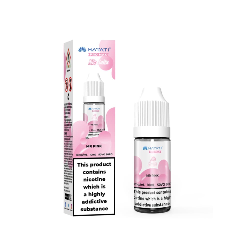  Mr Pink / 10mg Hayati Pro Max Nic Salts E-Liquids 10ml Box of 10
