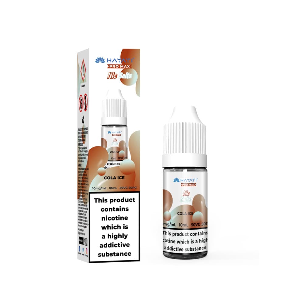  Cola Ice / 20mg Hayati Pro Max Nic Salts E-Liquids 10ml Box of 10