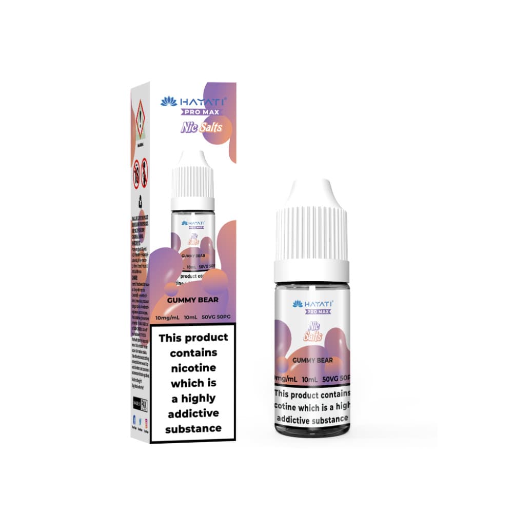  Gummy Bear / 20mg Hayati Pro Max Nic Salts E-Liquids 10ml Box of 10