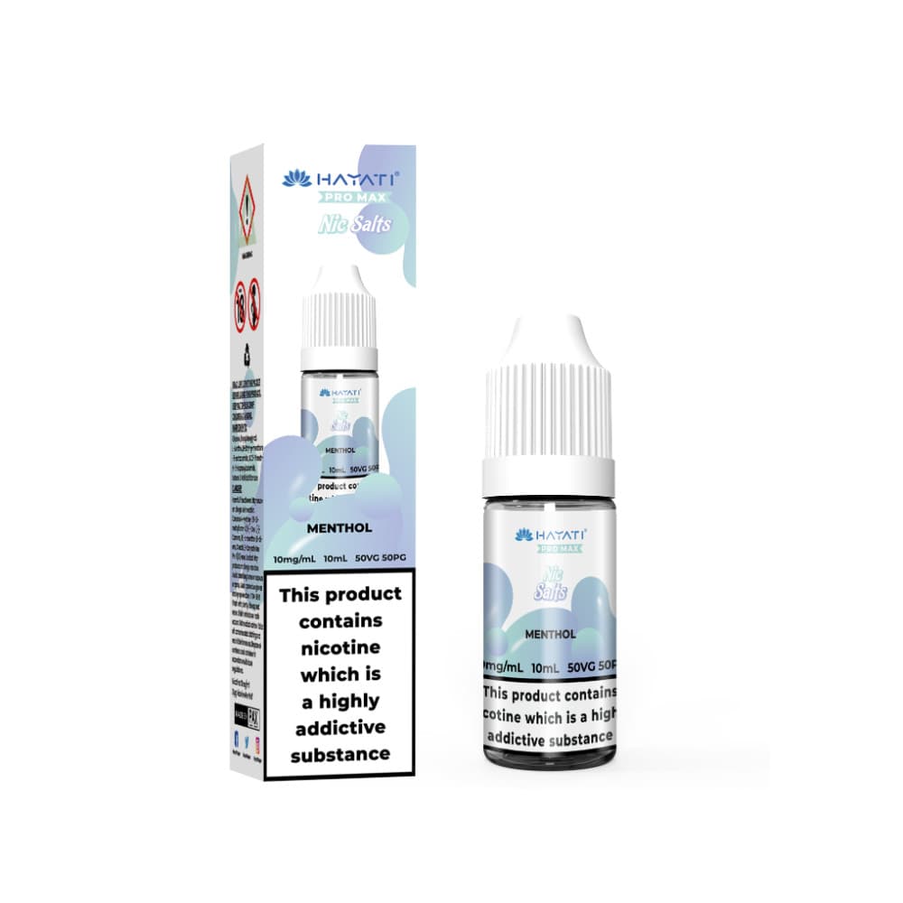 Menthol / 20mg Hayati Pro Max Nic Salts E-Liquids 10ml Box of 10