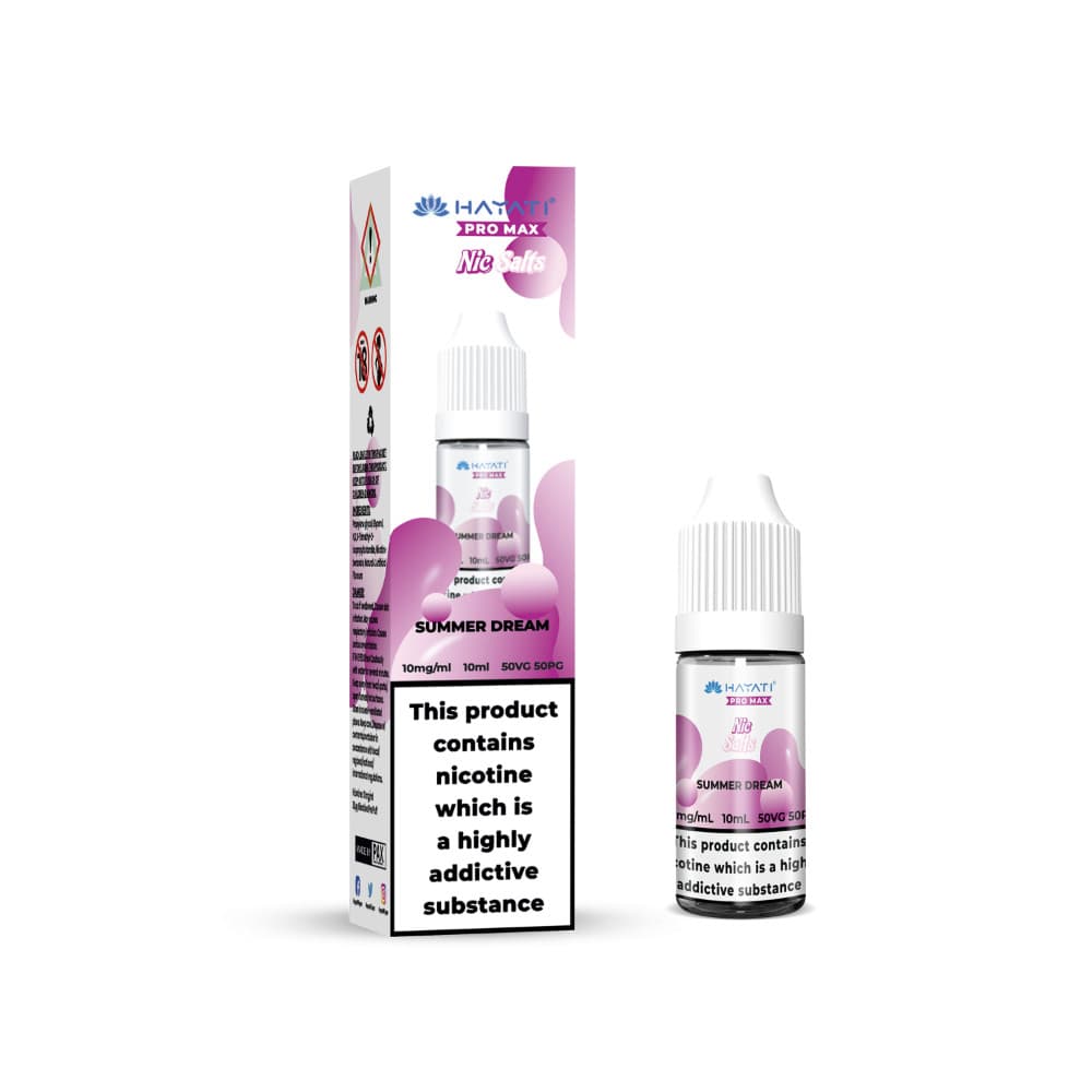  Summer Dream / 20mg Hayati Pro Max Nic Salts E-Liquids 10ml Box of 10