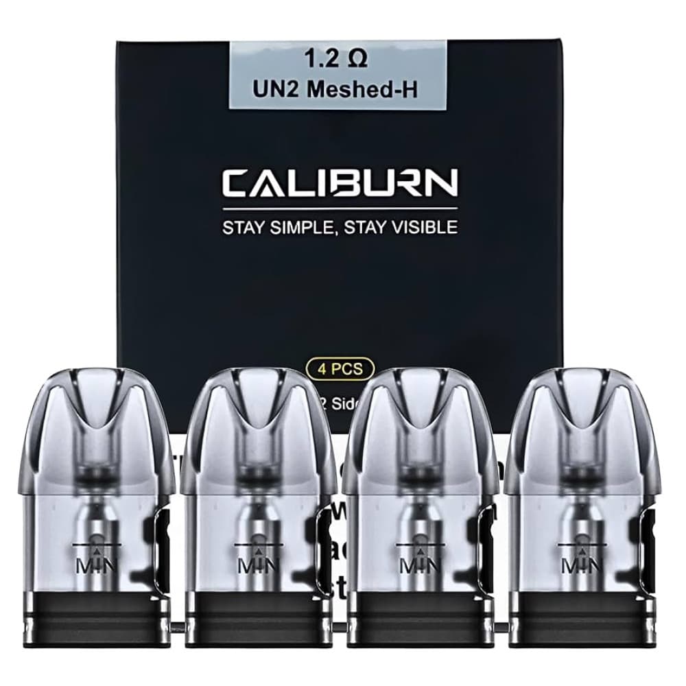  0.9ohm Uwell Caliburn A2 Replacement Pods 4 Packs