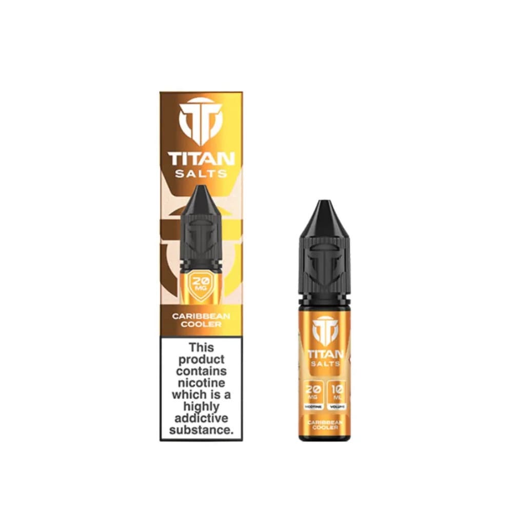  Caribbean Cooler / 10mg Titan Nic Salts e liquids 10ml Box of 10