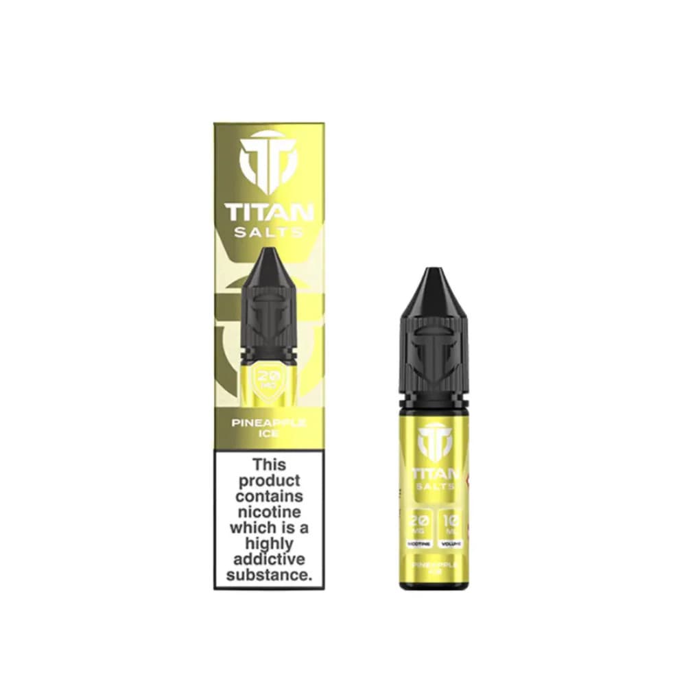  Pineapple Ice / 20mg Titan Nic Salts e liquids 10ml Box of 10