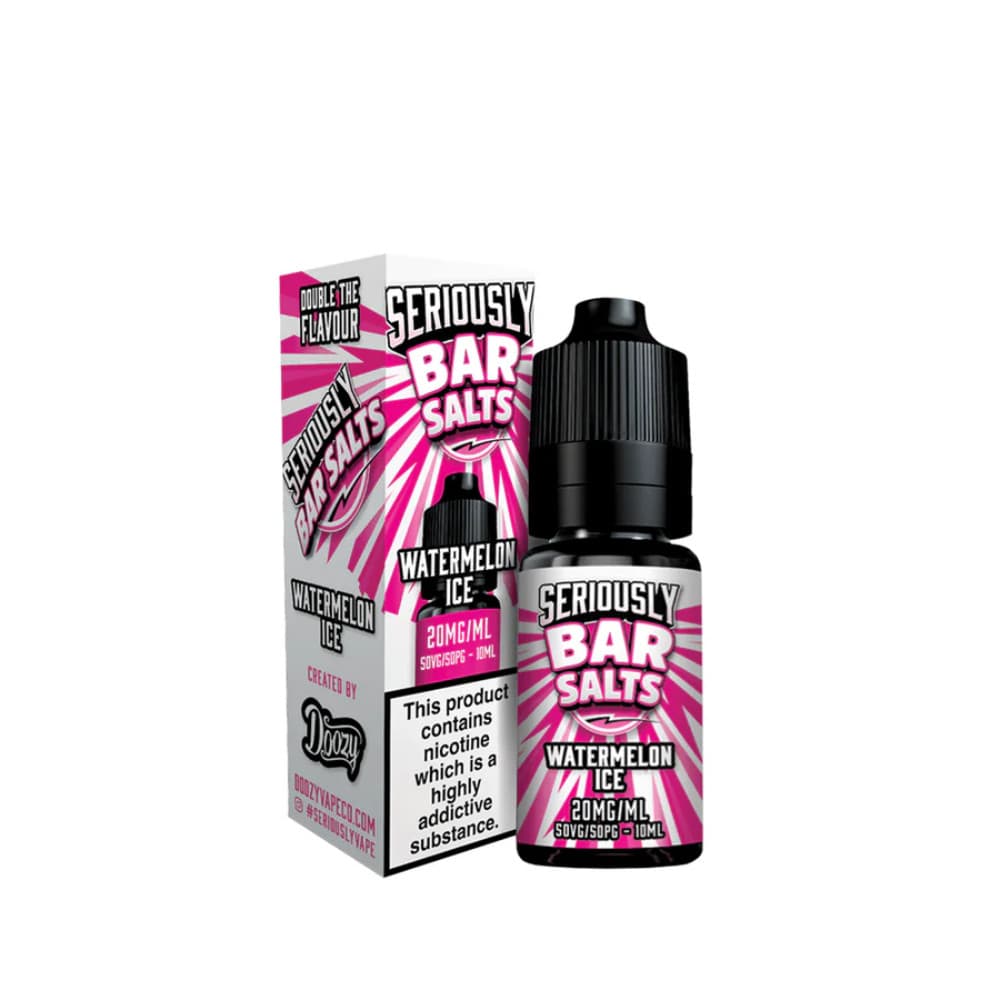  Watermelon Ice / 10mg Doozy Seriously Bar Salts 10ml e liquids 10ml Box of 10