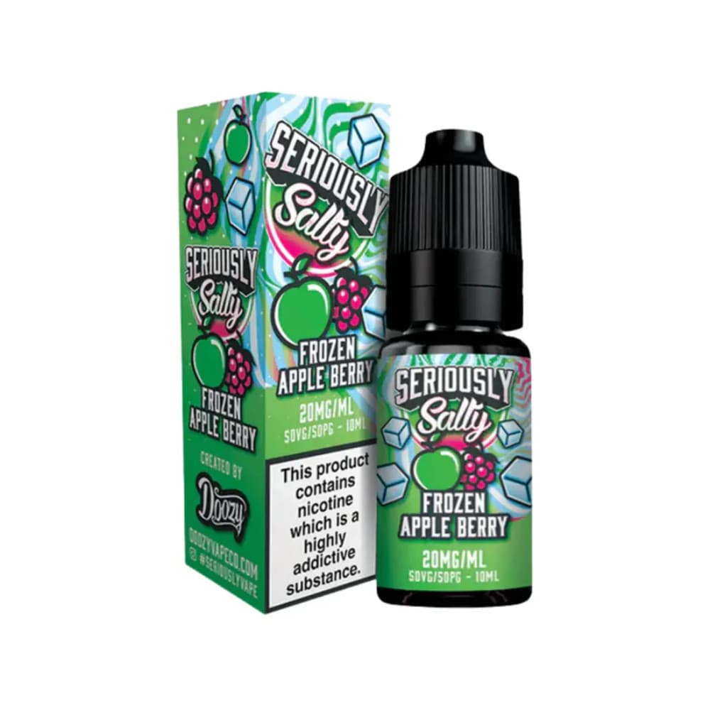  Frozen Apple Berry / 10mg Doozy Seriously Salty Nic Salts e liquids 10ml Box of 10