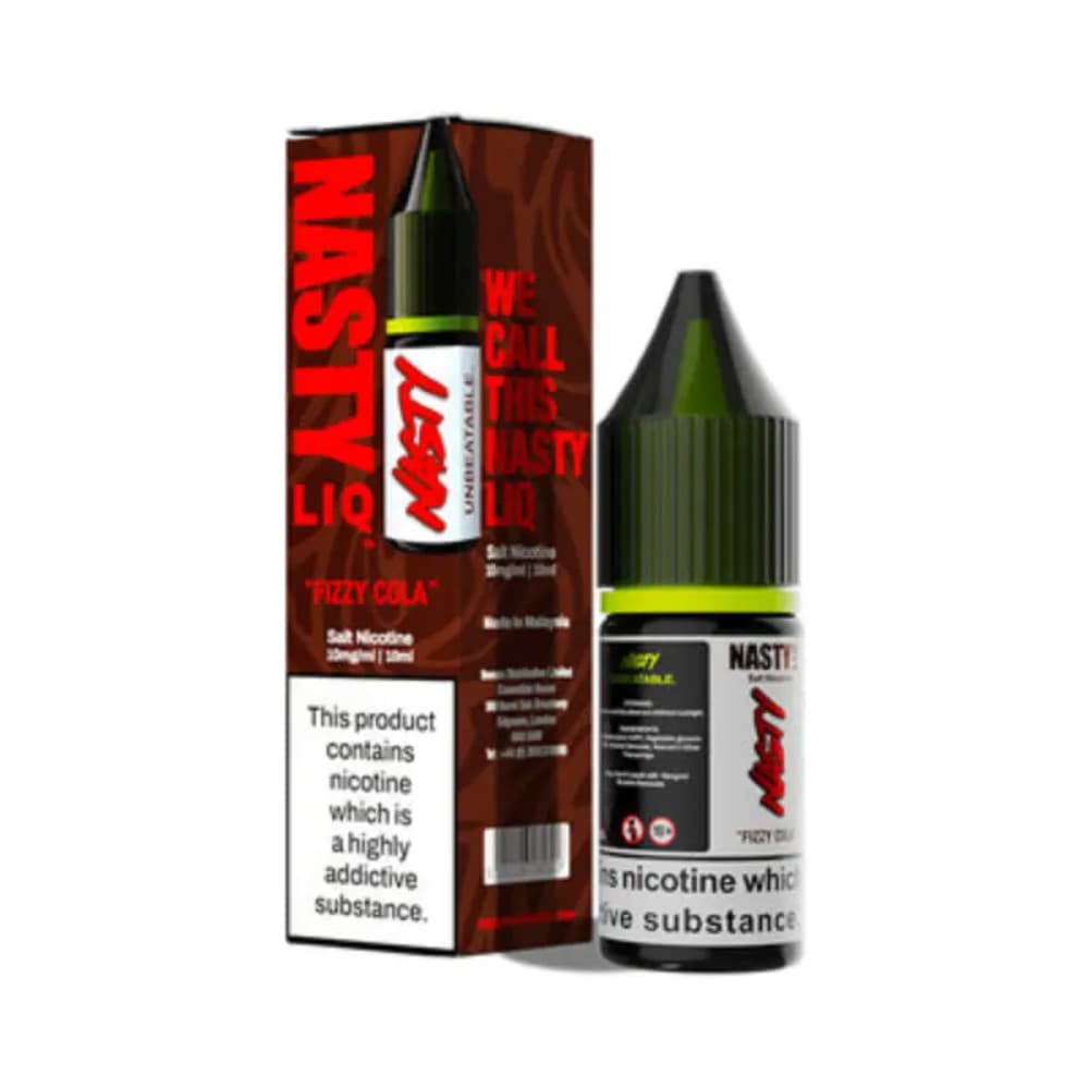  Fizzy Cola / 20mg Nasty Liq Nic Salts e liquids 10ml Box of 10