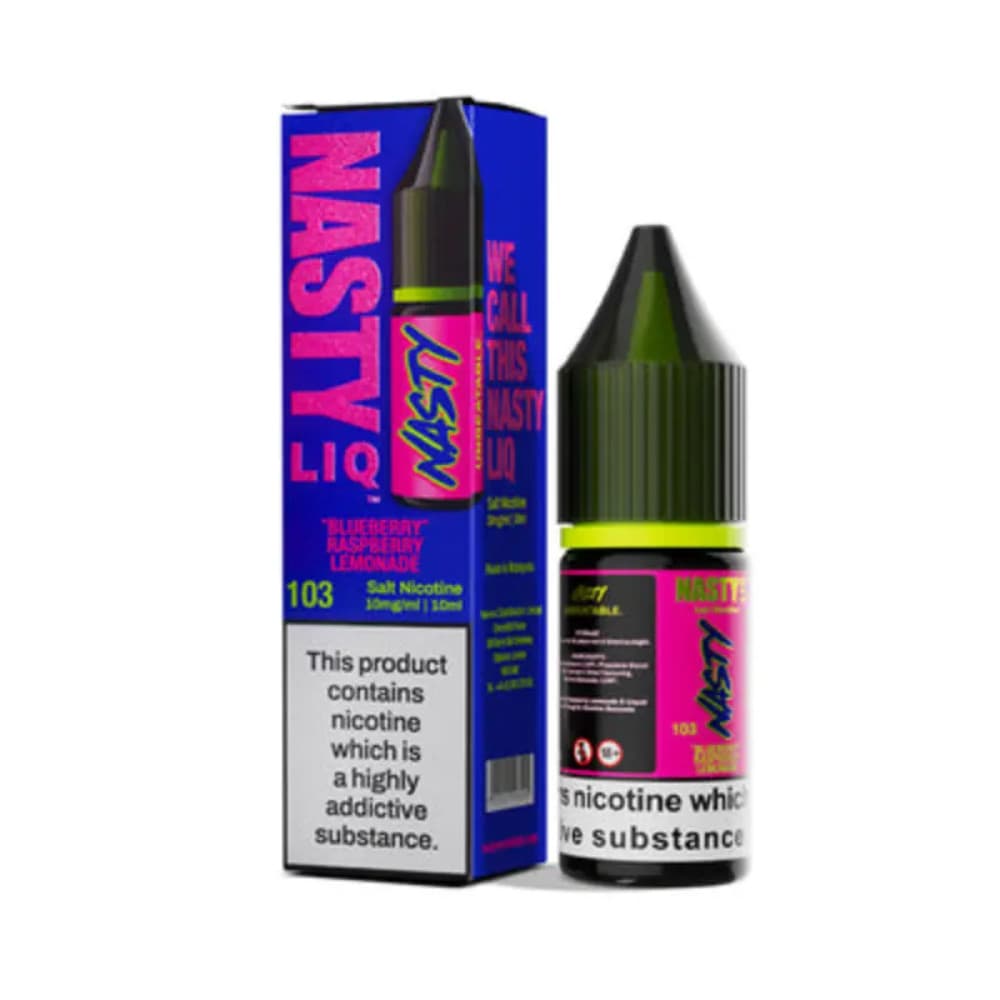  Blue Raspberry / 20mg Nasty Liq Nic Salts e liquids 10ml Box of 10