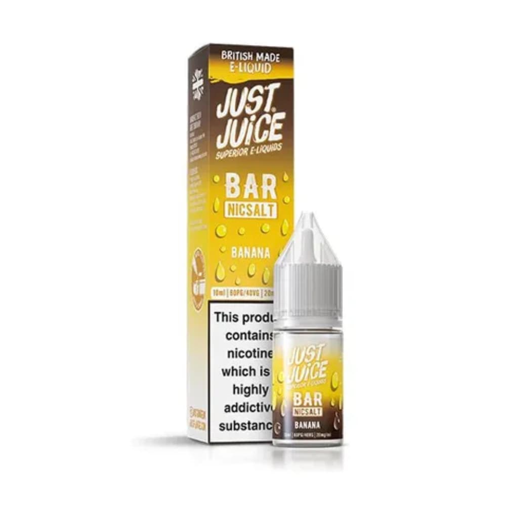  Banana / 10mg Just Juice Bar Nic Salts e liquids 10ml Box of 10