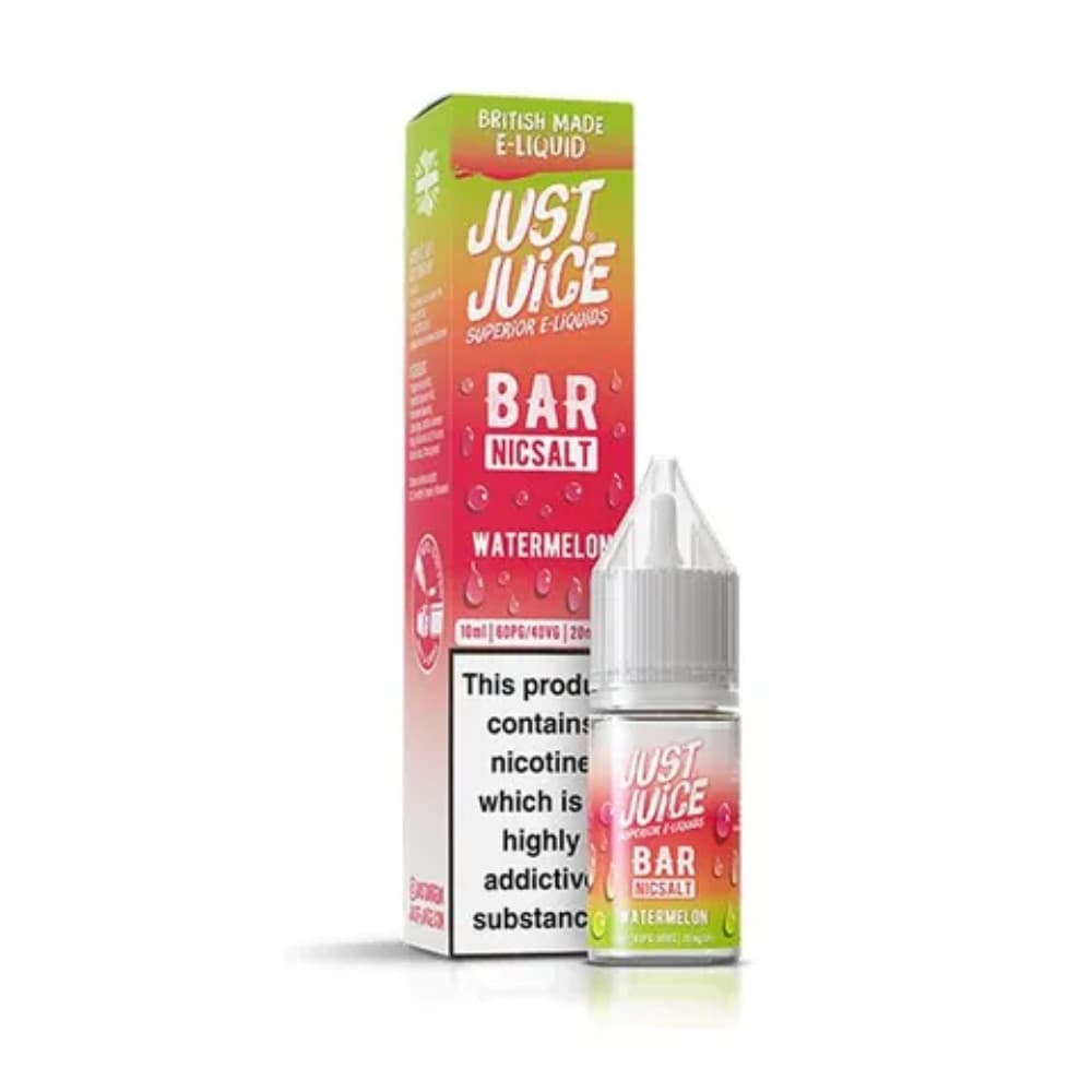  Watermelon / 20mg Just Juice Bar Nic Salts e liquids 10ml Box of 10