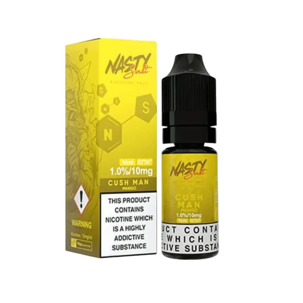  Cush Man / 10mg Nasty Juice Nic Salts e liquids 10ml Box of 10