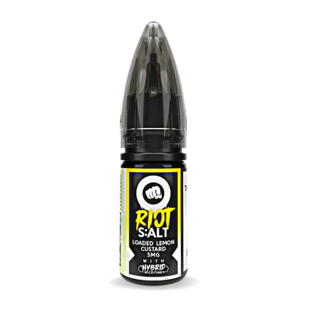  Lemon Custard / 10mg Riot Squad Nic Salt e liquids 10ml Box of 10
