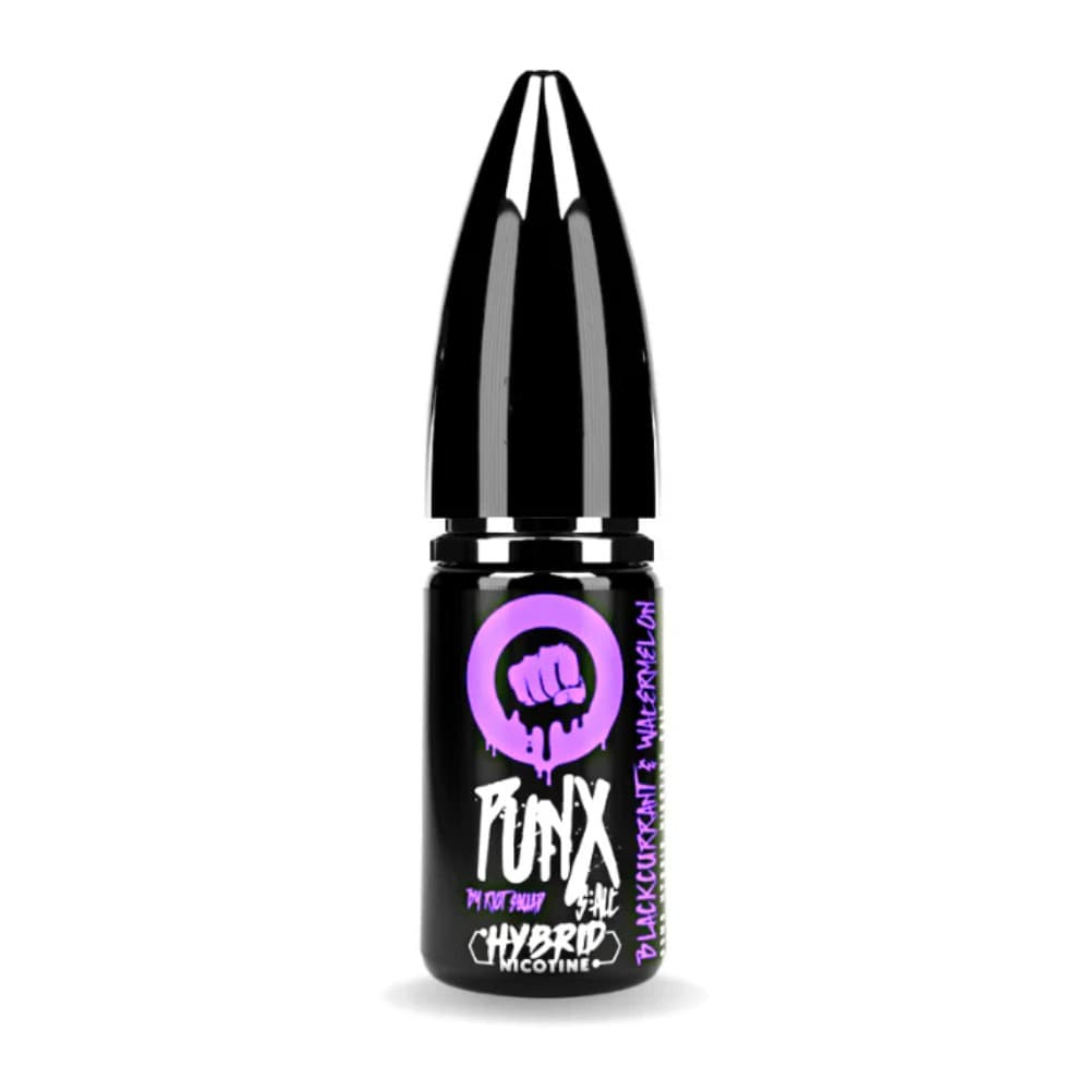  Blackcurrant & Watermelon / 10mg Riot Squad Punx Nic Salts e liquids 10ml Box of 10