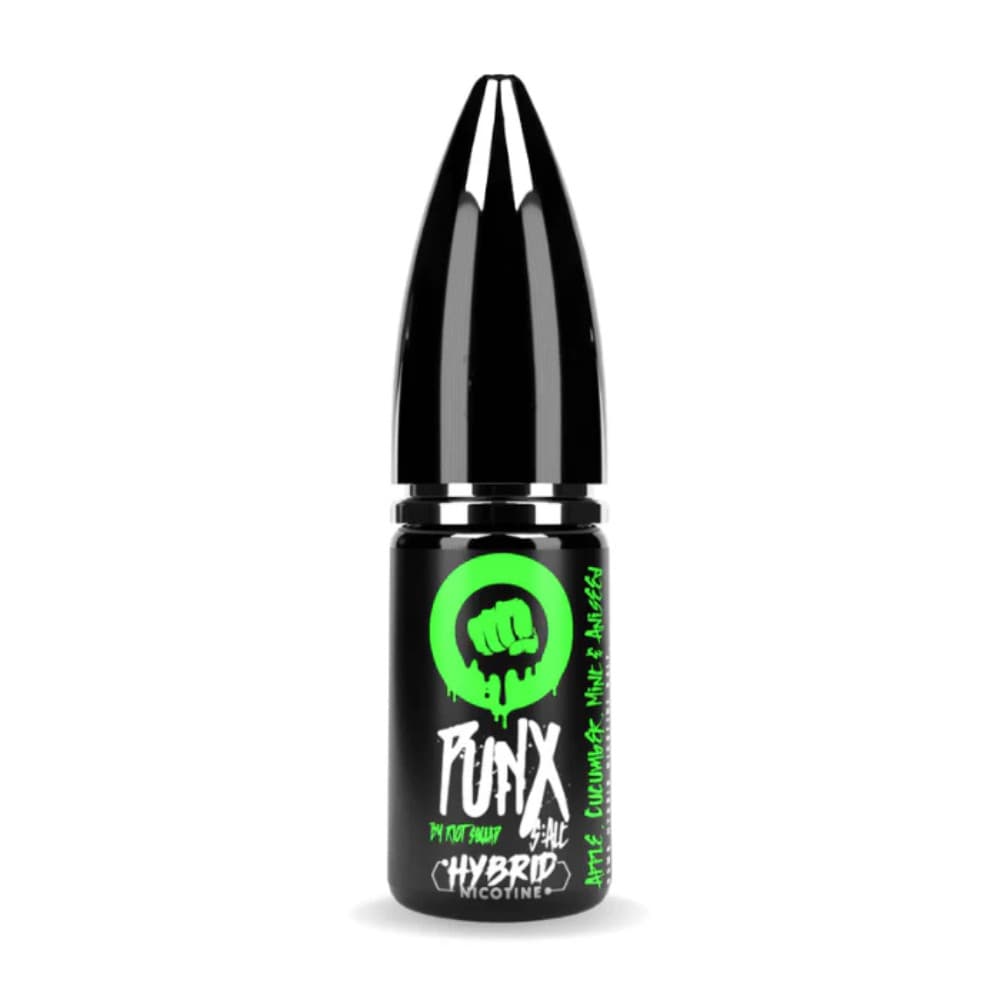 Apple Cumcumber Mint & Aniseed / 10mg Riot Squad Punx Nic Salts e liquids 10ml Box of 10
