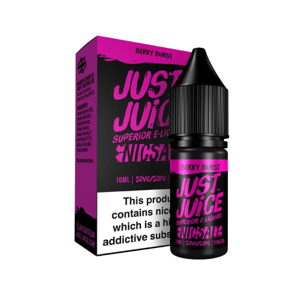  Berry Burst / 20mg Just Juice Original Nic Salts e liquids 10ml Box of 5