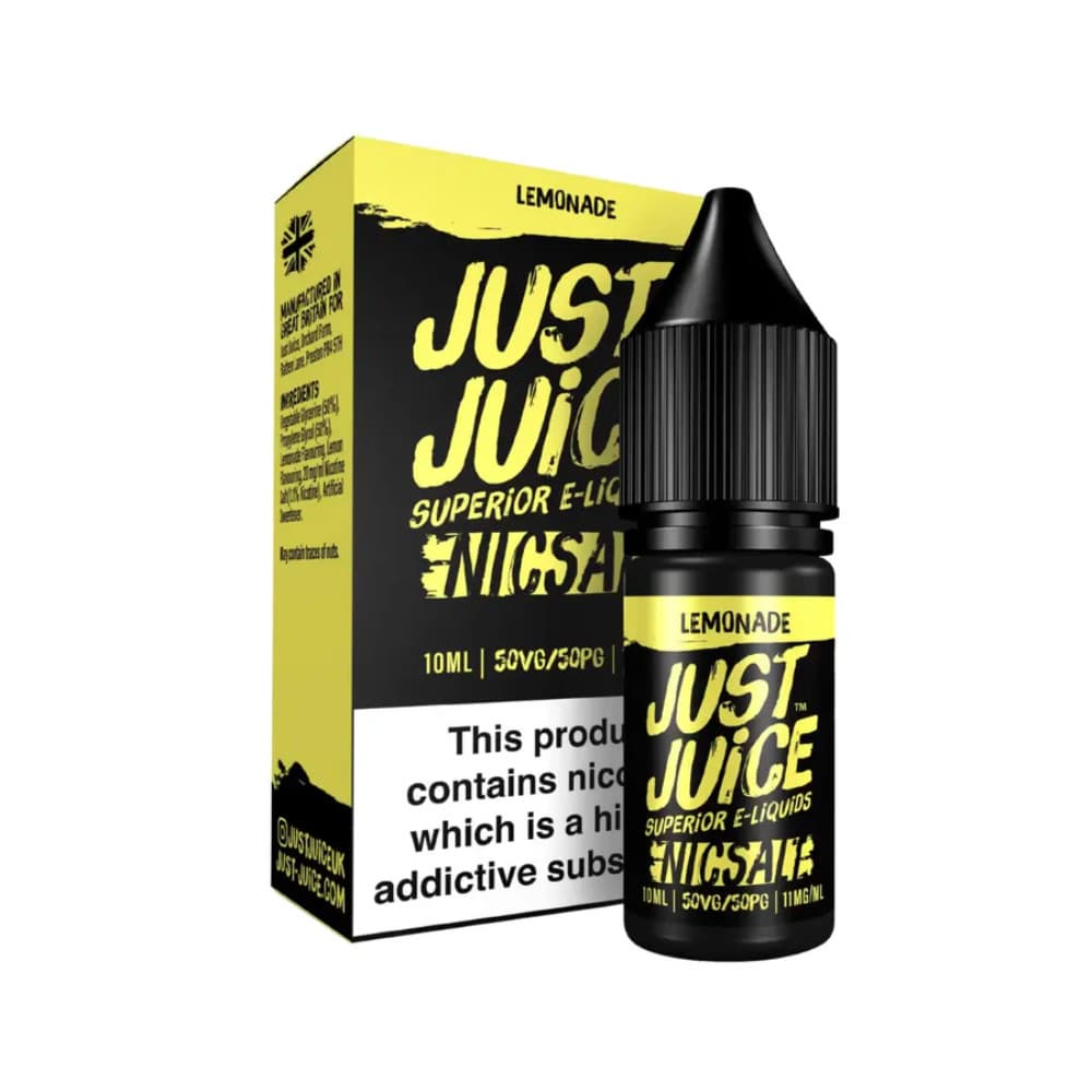  Lemonade / 20mg Just Juice Original Nic Salts e liquids 10ml Box of 5