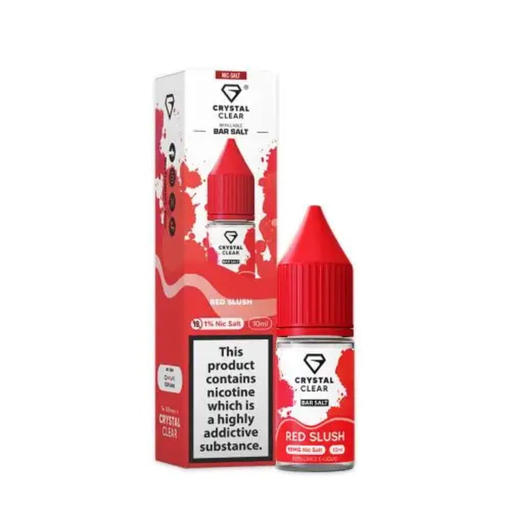  Red Slush / 20mg Crystal Clear Nic Salts e liquids 10ml Box of 10