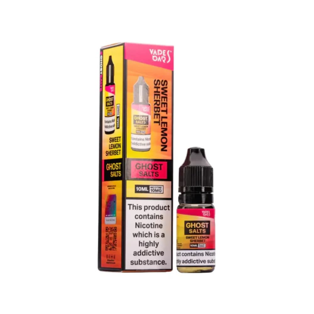  Lemon Sherbet / 10mg Ghost 3500 Nic Salts e liquids 10ml Box of 10