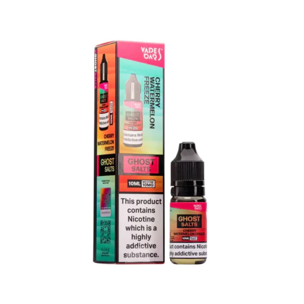  Cherry Watermelon Freeze / 20mg Ghost 3500 Nic Salts e liquids 10ml Box of 10