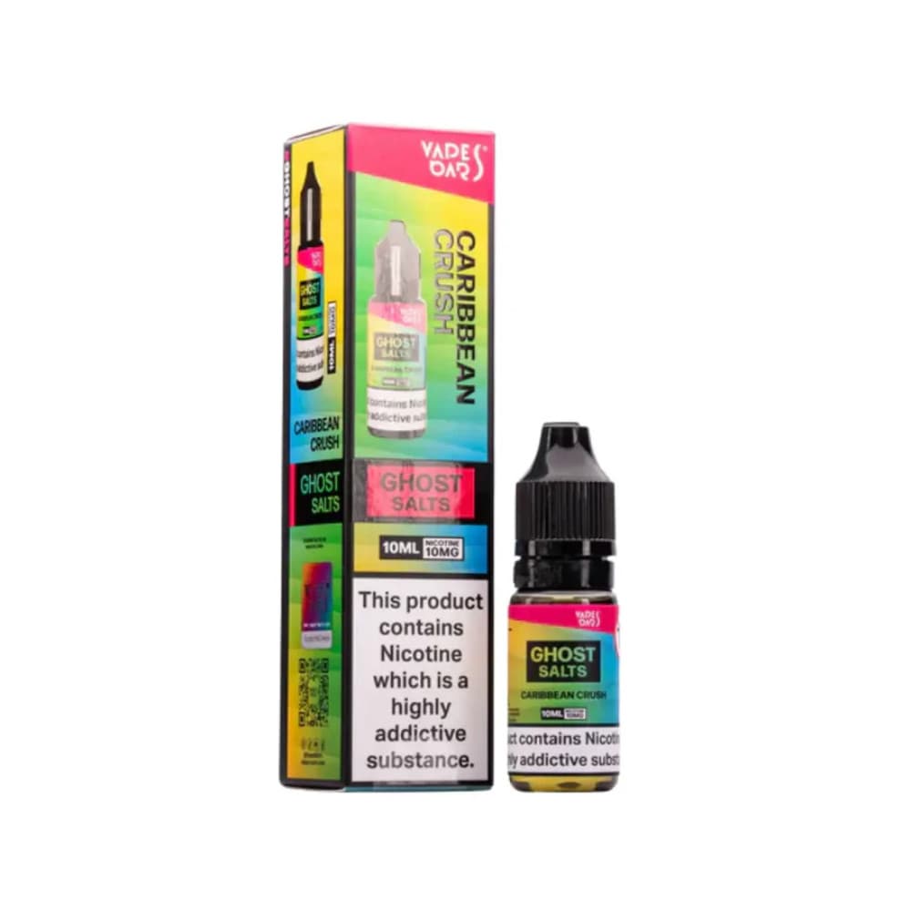  Caribbean Crush / 10mg Ghost 3500 Nic Salts e liquids 10ml Box of 10