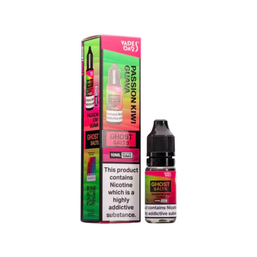  Passion Kiwi Guava / 20mg Ghost 3500 Nic Salts e liquids 10ml Box of 10