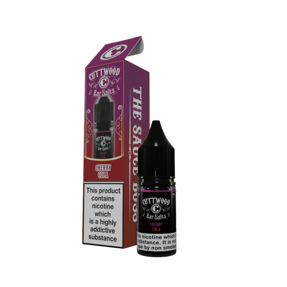  Cherry Cola / 10mg Cuttwood Bar Salt Nic Salts e liquids 10ml Box of 10