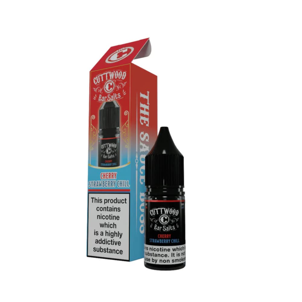  Cherry Strawberry Chill / 20mg Cuttwood Bar Salt Nic Salts e liquids 10ml Box of 10