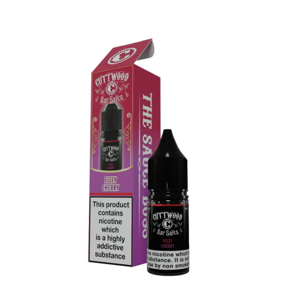  Fizzy Cherry / 10mg Cuttwood Bar Salt Nic Salts e liquids 10ml Box of 10