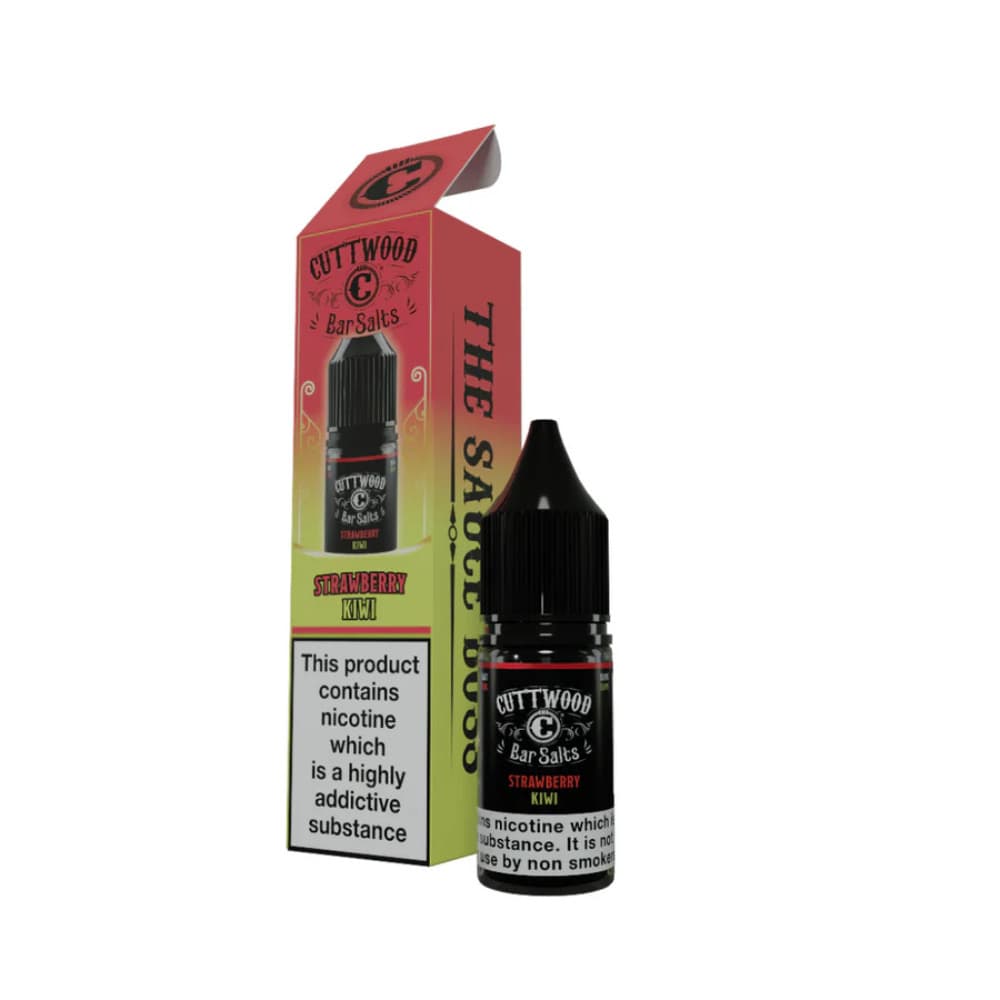  Strawberry Kiwi / 10mg Cuttwood Bar Salt Nic Salts e liquids 10ml Box of 10