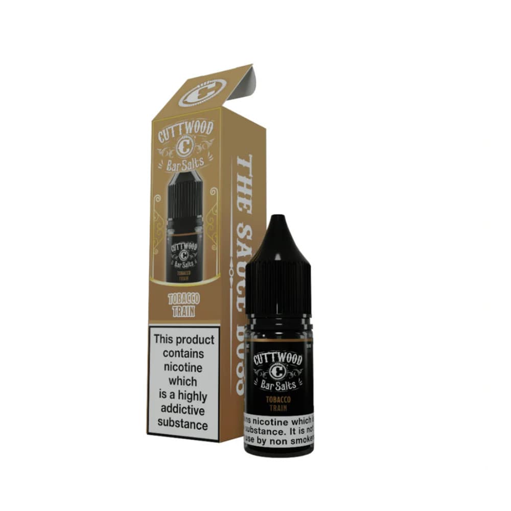  Tobacco Train / 20mg Cuttwood Bar Salt Nic Salts e liquids 10ml Box of 10