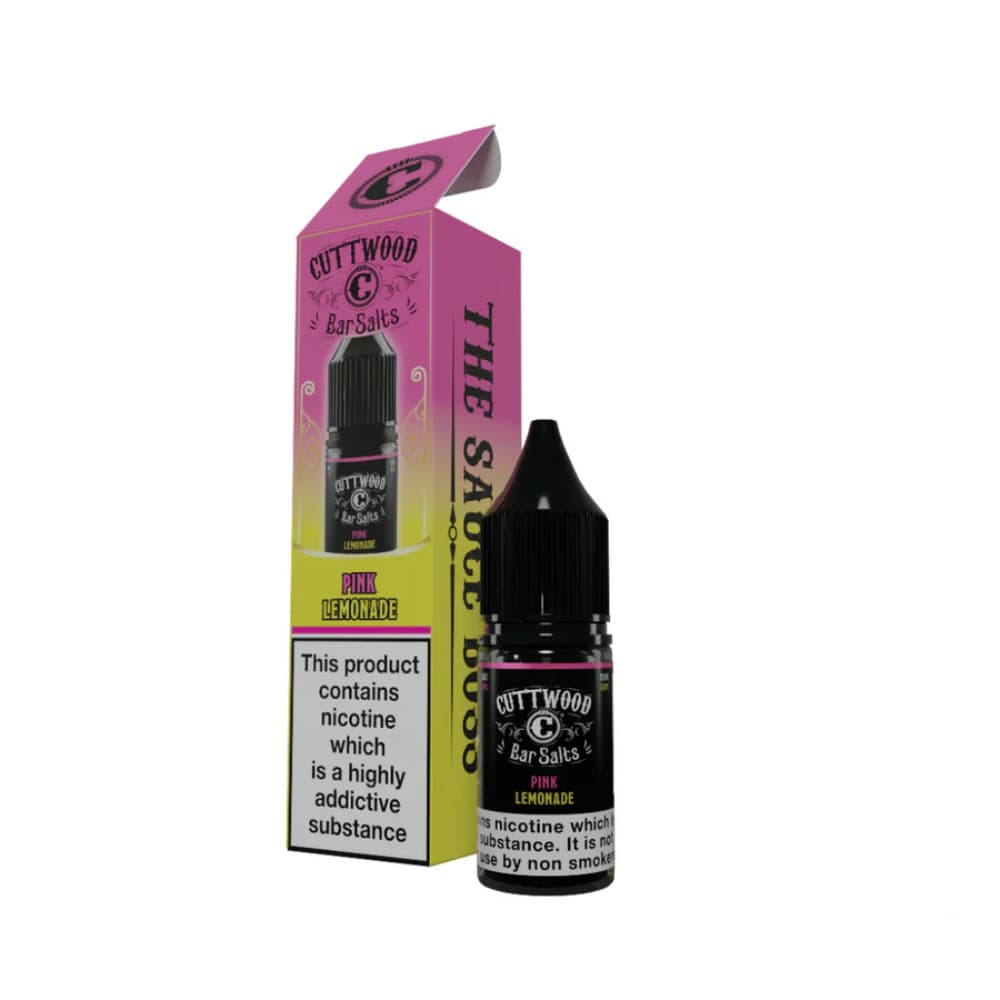  Pink Lemonade / 10mg Cuttwood Bar Salt Nic Salts e liquids 10ml Box of 10