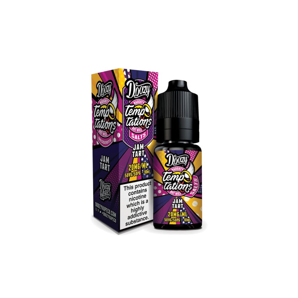  Jam Tart / 20mg Doozy Temptation Nic Salts e liquids 10ml Box of 10