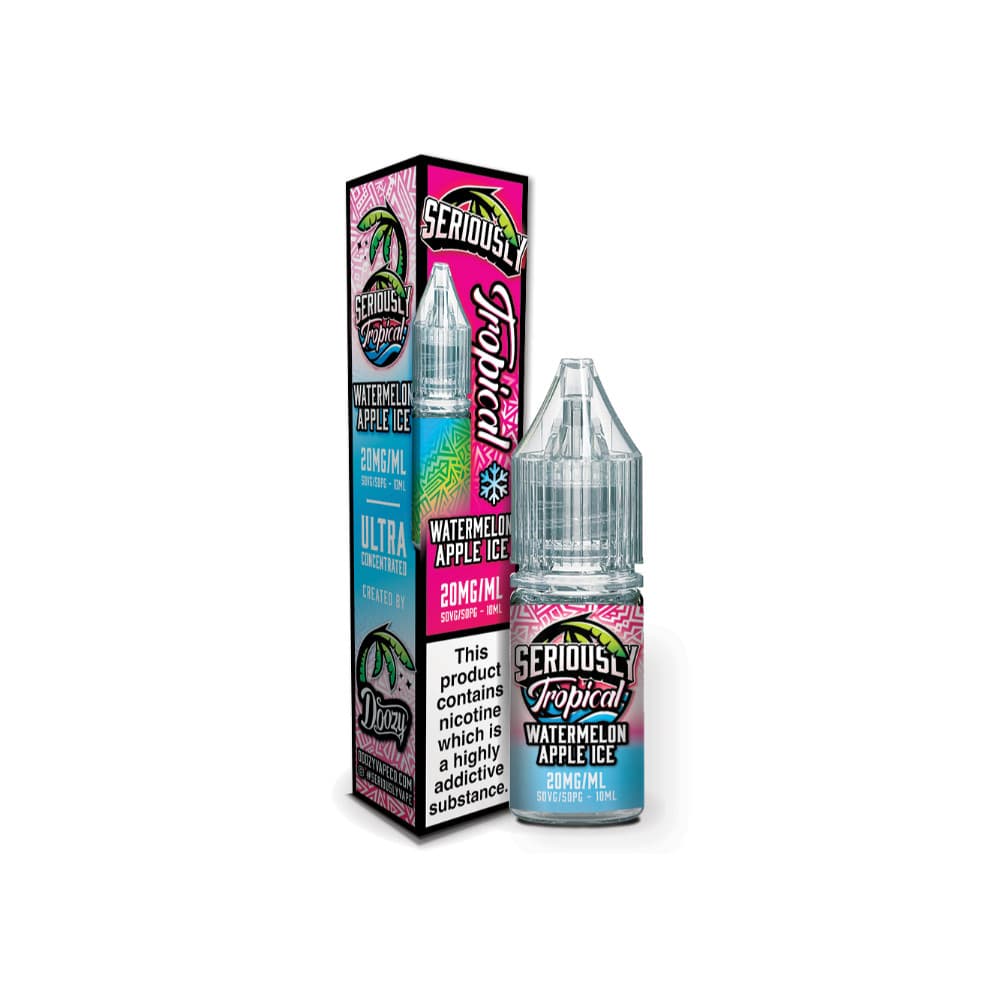  Watermelon Apple Ice / 20mg Doozy Serious Tropical Nic Salts e liquids 10ml - 10Packs