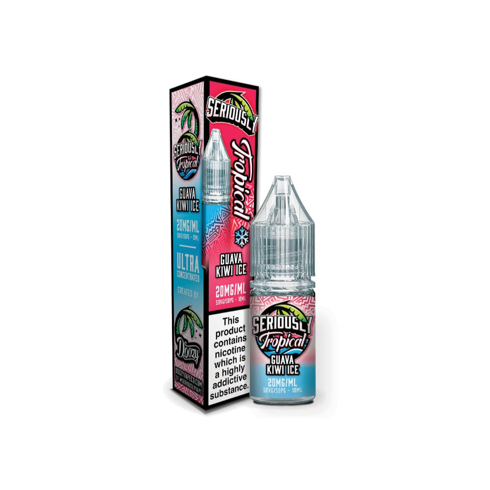  Guava Kiwi Ice / 20mg Doozy Serious Tropical Nic Salts e liquids 10ml - 10Packs