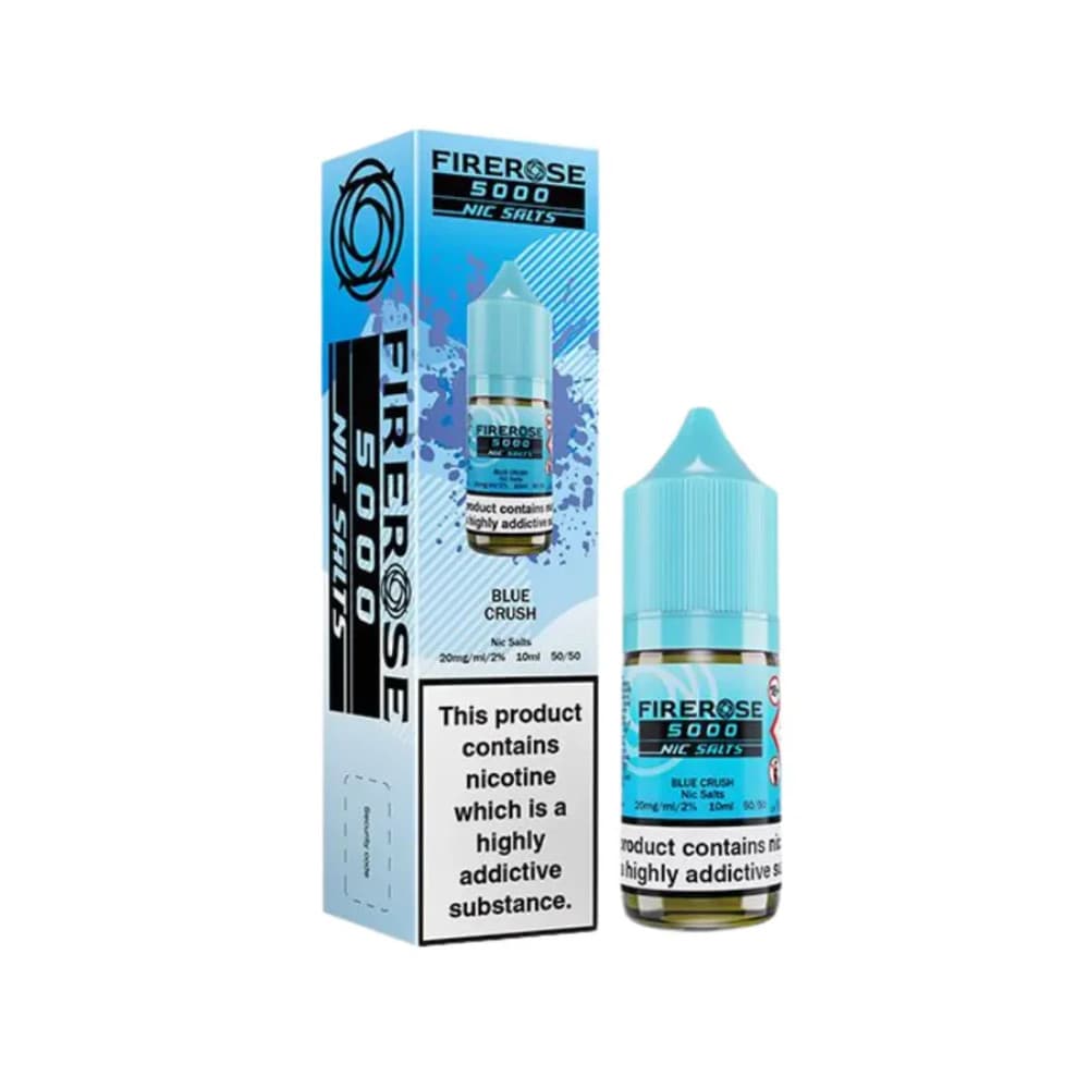  Blue Crush / 10mg Firerose 5000 Nic Salts e liquids 10ml Box of 10