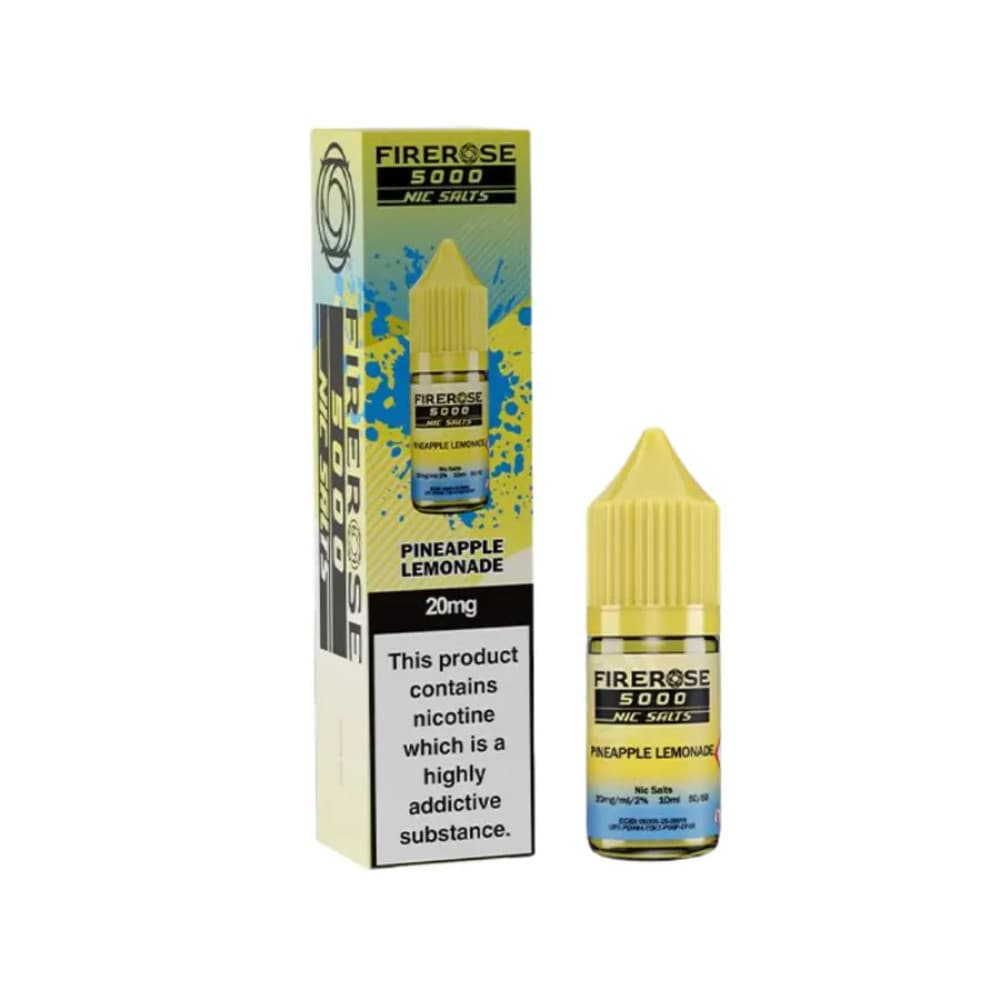  Pineapple Lemonade / 10mg Firerose 5000 Nic Salts e liquids 10ml Box of 10