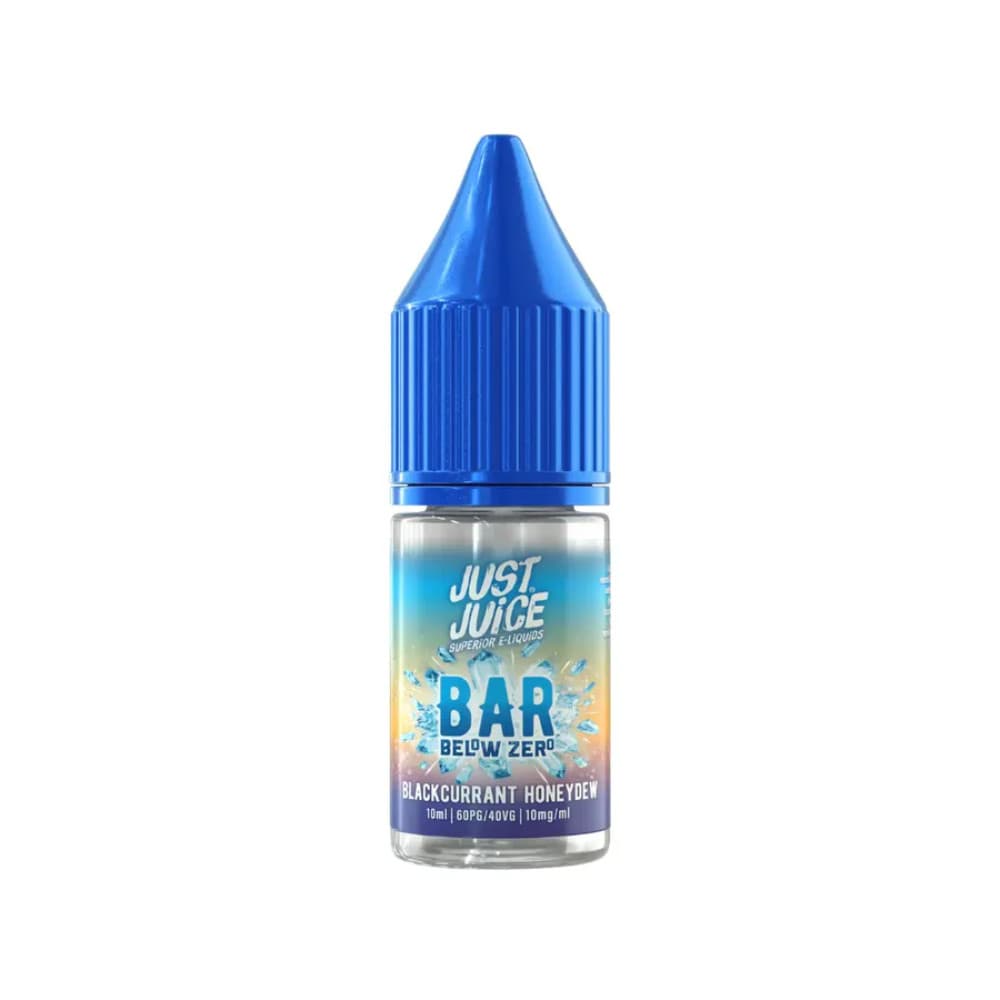  Blackcurrant Honeydew / 10mg Just Juice Below Zero Nic Salts e liquids 10ml Box of 5