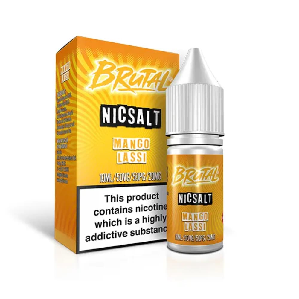  Drinks Mango Lassi / 10mg Just Juice Brutal Nic Salts e liquids 10ml Box of 5