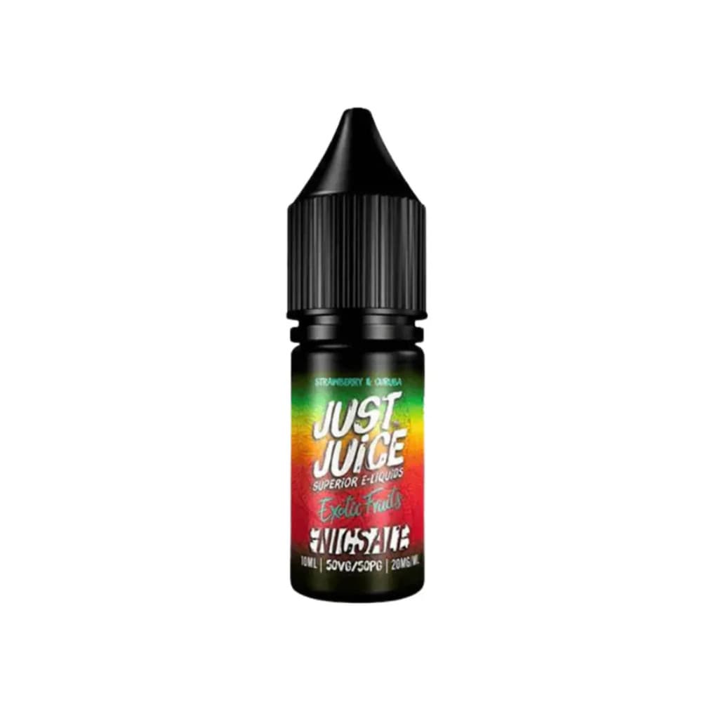  Strawberry & Curuba / 20mg Just Juice Exotic Fruits Nic Salts e liquids 10ml Box of 5