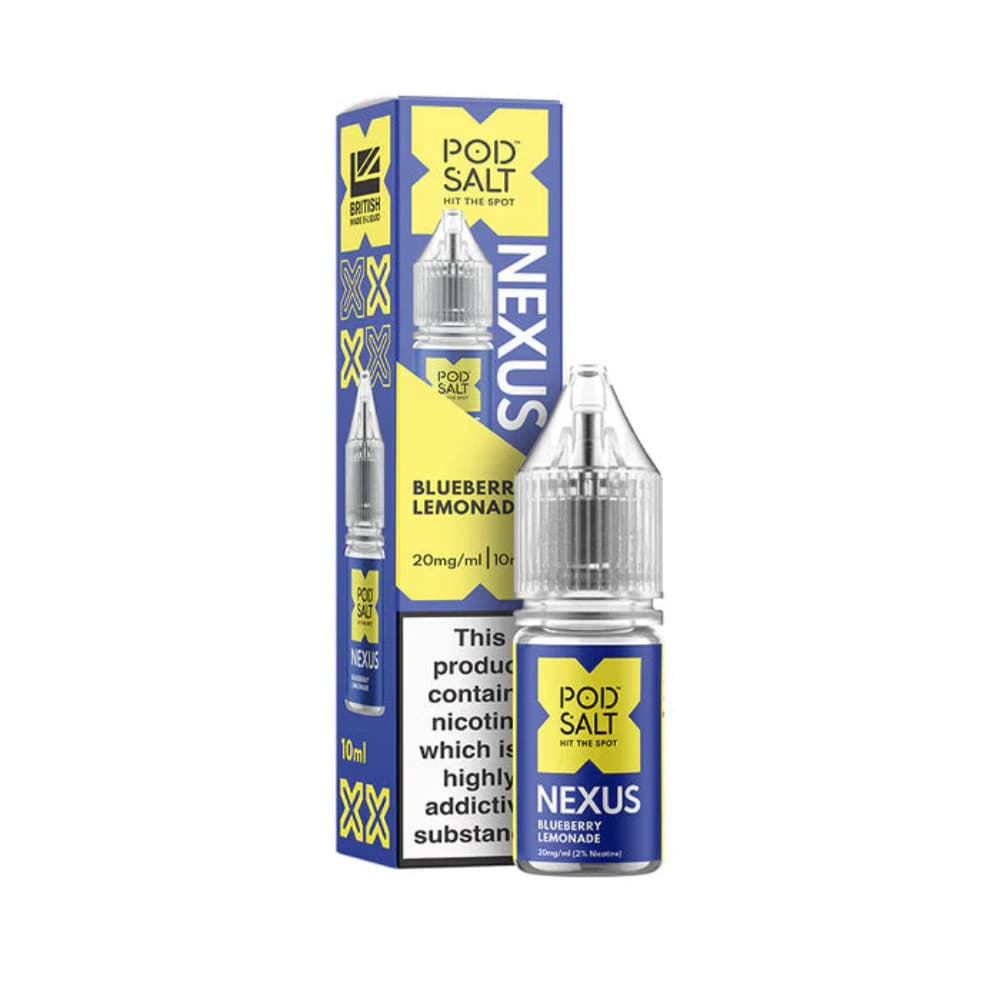  Blueberry Lemonade / 20mg Pod Salt Nexus e liquids 10ml Box of 10
