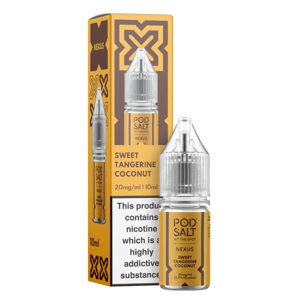  Sweet Tangrine / 20mg Pod Salt Nexus e liquids 10ml Box of 10