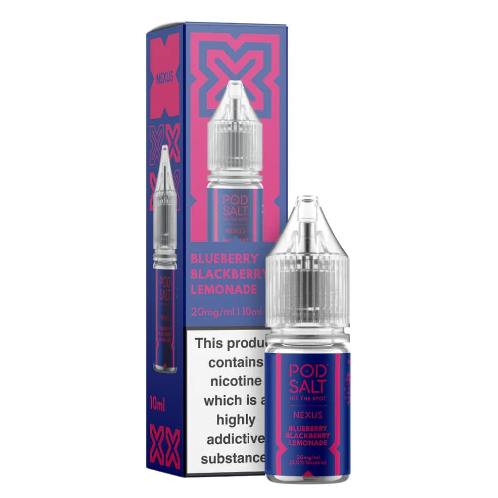  Blueberry Blackberry Lemonade / 20mg Pod Salt Nexus e liquids 10ml Box of 10