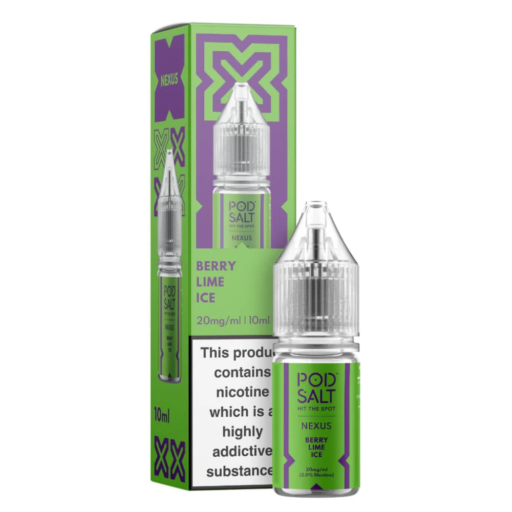  Berry Lime Ice / 20mg Pod Salt Nexus e liquids 10ml Box of 10