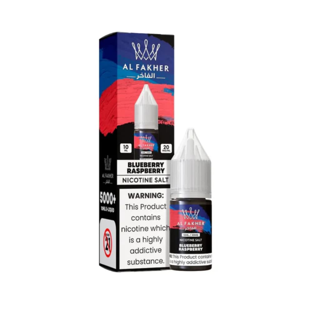  Blueberry Raspberry / 20mg Al Fakher Nic Salts e liquids 10ml Box of 10