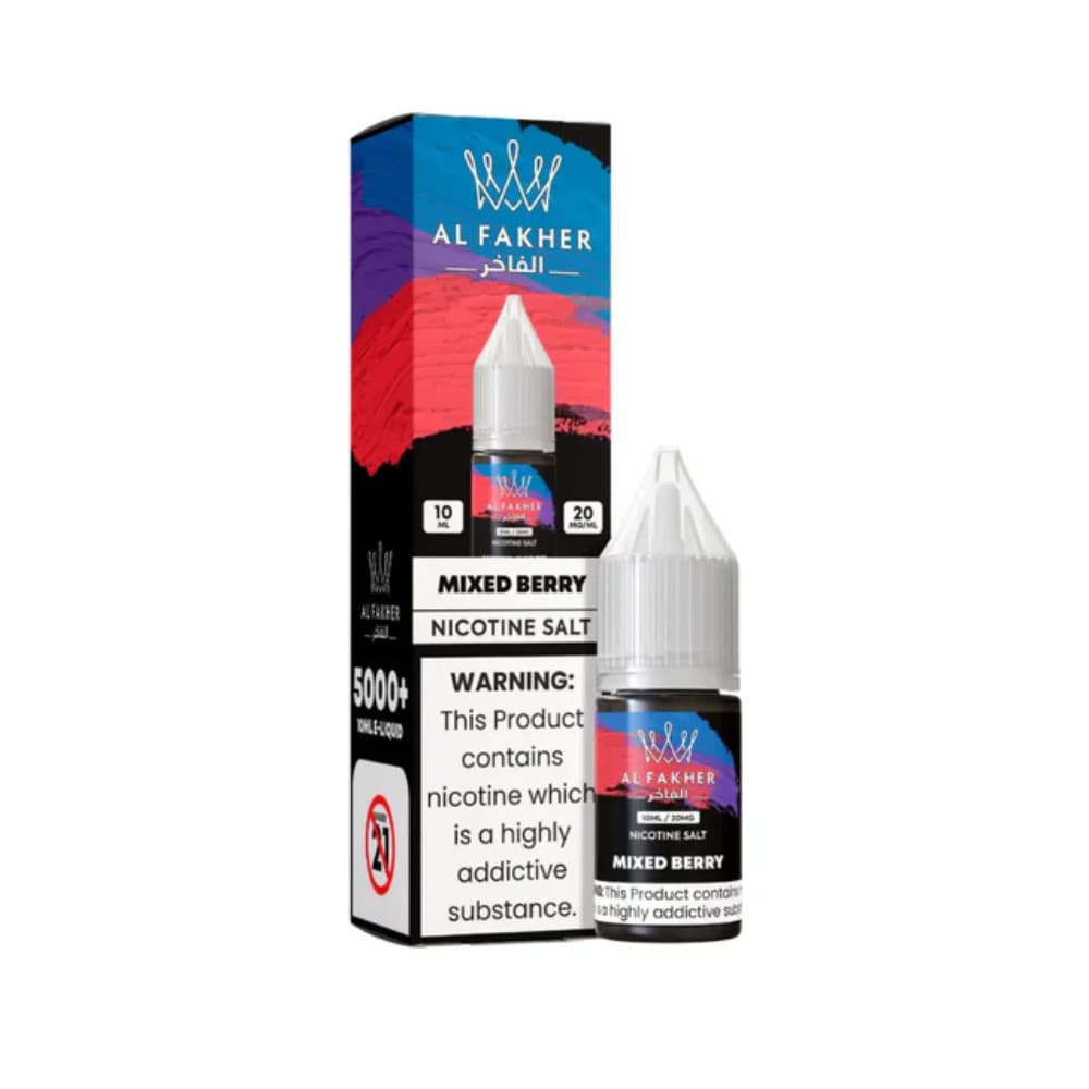  Mixed Berries / 10mg Al Fakher Nic Salts e liquids 10ml Box of 10