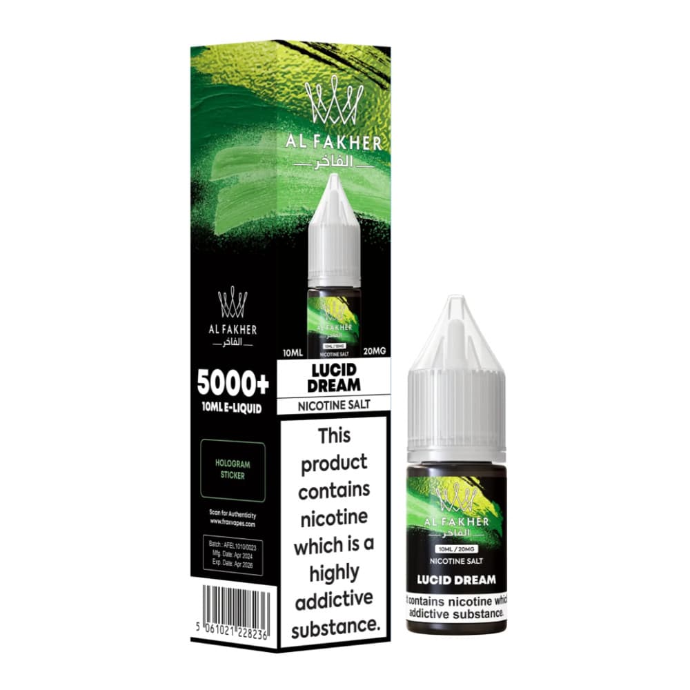  Lucid Dream / 10mg Al Fakher Nic Salts e liquids 10ml Box of 10