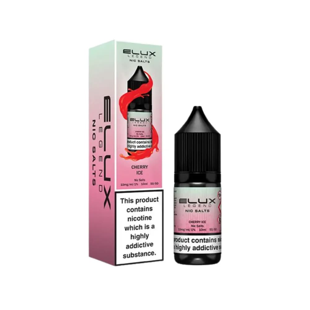 Cherry Ice / 10mg Elux Legend Nic Salts E-Liquids 10ml Box of 10