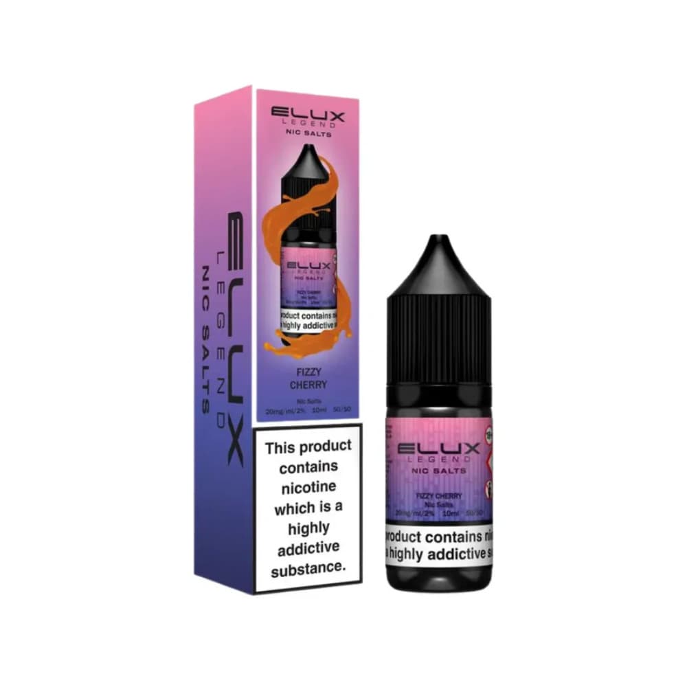  Fizzy Cherry / 20mg Elux Legend Nic Salts E-Liquids 10ml Box of 10
