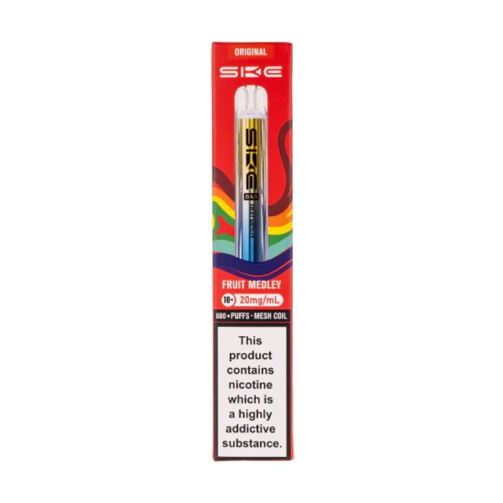  Fruit Medley Ske Crystal Original 600 Vape Kit Box of 10