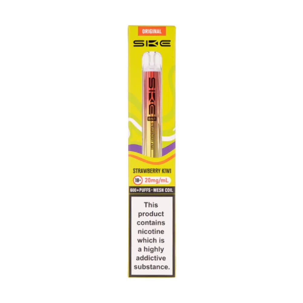  Strawberry Kiwi Ske Crystal Original 600 Vape Kit Box of 10